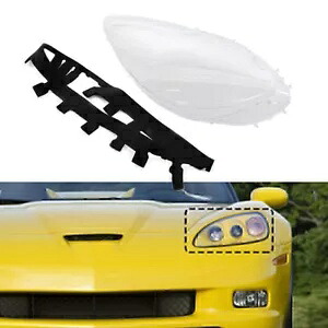 クリアヘッドライトレンズカバー交換用カバーシボレーコルベット C6 2005-13 Clear Headlight Lens Cover Replacement Cover for Chevrolet Corvette C6 2005-13 【並行輸入品】