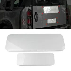 シルバーリアタイヤホイールカバープレートランドローバーディフェンダー 90 110 130 2020-2024 Silver Rear Tire Wheel Cover Plate For Land Rover Defender 90 110 130 2020-2024 【並行輸入品】
