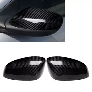 カーボンファイバーバックミラードアミラーカバーサイドウイングミラーキャップマツダ RX8 03-12 Carbon Fiber Rearview Door Mirror Cover Side Wing Mirror Cap For Mazda RX8 03-12 【並行輸入品】