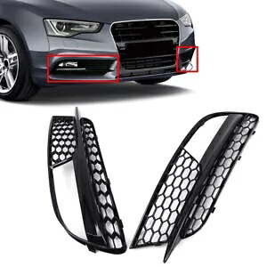 ハニカムフロントバンパーフォグランプグリルアウディ A5 正規モデル 2012-2016 Honeycomb Front Bumper Fog Light Grille For Audi A5 Regular Model 2012-2016 【並行輸入品】