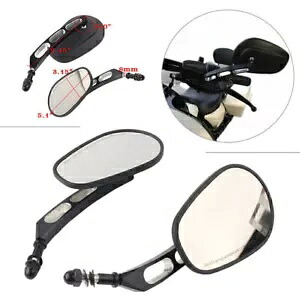 スポーツスター 883 ソフテイル ツーリング ダイナ用 8mm ステム バックミラー サイドミラー 8mm Stem Rearview Side Mirror for Sportster 883 Softail Touring Dyna 【並行輸入品】
