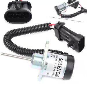 1pc 12V 燃料シャットオフソレノイド クボタ ボブキャット S185 スキッドステア 1503ES-12A5UC4S 用 1pc 12V Fuel Shut Off Solenoid for Kubota Bobcat S185 Skid Steer 1503ES-12A5UC4S 【並行輸入品】
