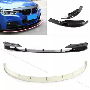 カーボンファイバースタイルフロントバンパーリップセット BMW F30 3 シリーズ M スタイル 2012-2018 Carbon Fiber Style Front Bumper Lip Set For BMW F30 3 Series M Style 2012-2018 【並行輸入品】