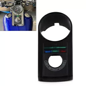 ブラック スピードメーター Speedo ダッシュパネル カバー ハウジングキット 71-90 ハーレー ソフテイル用 Black Speedometer Speedo Dash Panel Cover Housing Kit For 71-90 Harley Softail 【並行輸入品】