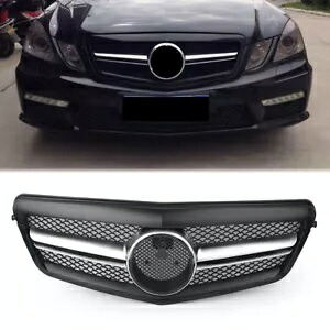 フロントグリル メルセデスベンツ Eクラス W212 10-13 E550 E350 マットブラック Front Grill For Mercedes Benz E-Class W212 10-13 E550 E350 Matt Black 【並行輸入品】