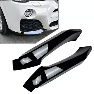フロントバンパーコーナーラップアングルスプリッター BMW X3 F25 X4 F26 M スポーツ 2014-2018 Front Bumper Corner Wrap Angle Splitter For BMW X3 F25 X4 F26 M Sport 2014-2018 【並行輸入品】