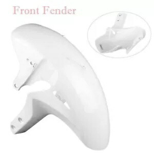 オートバイフロントフェンダーマッドガードホンダ 2006 2007 CBR1000RR 未塗装白 Motorcycle Front Fender Mud Guard for Honda 2006 2007 CBR1000RR Unpainted white 【並行輸入品】