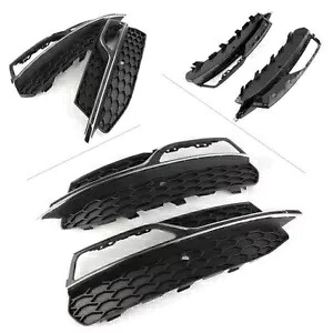 アウディ A3 8V フェイスリフト前 13-17 用フロントロアバンパーフォグライトカバー Front Lower Bumper Fog Light Cover for Audi A3 8V Pre-Facelift 13-17 【並行輸入品】