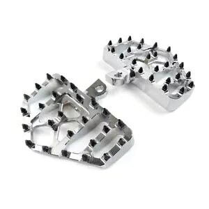 ワイドファットフットペグフロアボードハーレーダイナツーリングスポーツスターソフテイルMXスタイル用 Wide Fat Foot Pegs Floorboard For Harley Dyna Touring Sportster Softail MX Style 【並行輸入品】
