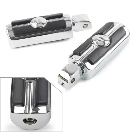オートバイフットレストフットペグペアホンダ VTX 1800 2002-2008 リア用 Motorcycle Footrests Foot Pegs Pair For Honda VTX 1800 2002-2008 Rear 【並行輸入品】
