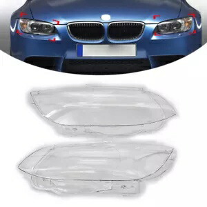1 ペア BMW E92 E93 M3 328i 335i 2006?2009 の車のヘッドライトヘッドランプカバー 1 Pair For BMW E92 E93 M3 328i 335i 2006?2009 Of Car Headlight Head Lamp Cover 【並行輸入品】