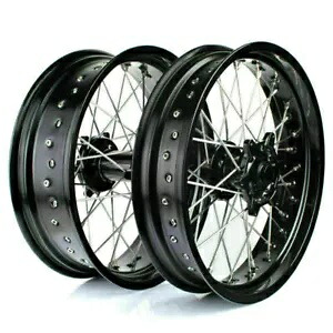 17 インチ スーパーモト CNC スポーク ホイール セット EXC SXS SXF XC EXC-F MXC XCW XC-F 125-540 用 17\