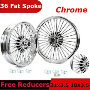 21x3.5 18x3.5 ファットスポークホイールリムハーレーソフテイルヘリテージデラックス FLSTC 21x3.5 18x3.5 Fat Spoke Wheels Rims For Harley Softail Heritage Deluxe FLSTC 【並行輸入品】