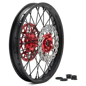 19 "X2.15" 後輪ローター スプロケット セット ホンダ CRF450R CRF250R 04-12 CRF250X用 19"X2.15" Rear Wheel Rotor Sprocket Set For Honda CRF450R CRF250R 04-12 CRF250X 【並行輸入品】｜カスタムパーツ WORLD倉庫