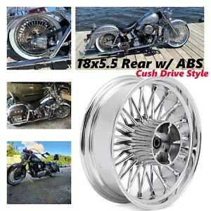 18インチファットスポークホイール 18x5.5 クッシュドライブリアリム ハーレーロードグライドキング 09-24用 18" Fat Spoke Wheel 18x5.5 Cush Drive Rear Rim for Harley Road Glide King 09-24 【並行輸入品】｜カスタムパーツ WORLD倉庫