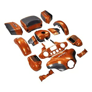 フェアリング ボディワーク ハーレー ウルトラ リミテッド 14-24 アンバー ウイスキー/チャコール パールに適合 Fairing Bodywork Fit For Harley Ultra Limited 14-24 Amber Whiskey/Charcoal Pearl 【並行輸入品】
