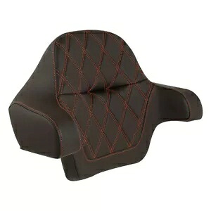 オレンジステッチ キングチョップドトランクバックレスト ハーレーツーリング 2014 年以降に適合 Orange Stitches King Chopped Trunk Backrest Fit For Harley Touring 2014-later 【並行輸入品】