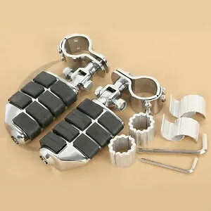 クロームデュアルハイウェイフットペグフットペグハーレースポーツスター883 XL1200用 Chrome Dually Highway Foot Pegs Footpegs Fit For Harley Sportster 883 XL1200 【並行輸入品】