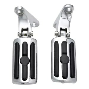 クローム リア パッセンジャー フットペグ マウント ハーレー ツーリング エレクトラグライド 93-21 に適合 Chrome Rear Passenger Footpeg Mount Fit For Harley Touring Electra Glide 93-21 【並行輸入品】