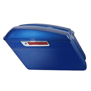 ペア ハード サドルバッグ ハーレー ツーリング ストリート グライド 14-UP エレクトリック ブルーに適合 Pair Hard Saddlebags Fit For Harley Touring Street Glide 14-UP Electric Blue 【並行輸入品】