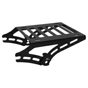 ブラック 2 アップ パック マウント 荷物ラック ハーレー ツアーパック ツーリング 14 以降に適合 Black 2-Up Pack Mounting Luggage Rack Fit For Harley Tour Pak Touring 14-later 【並行輸入品】