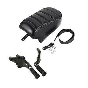 後部助手席フットペグ付きハーレースポーツスターアイアン 883 XL883N 16-21 に適合 Rear Passenger Seat W/ Foot Pegs Fit For Harley Sportster Iron 883 XL883N 16-21 【並行輸入品】