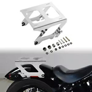 クローム取り外し可能な荷物ソロマウントラックハーレーソフテイル FLDE FLHC 18-21 に適合 Chrome Detachable Luggage Solo Mount Rack Fit For Harley Softail FLDE FLHC 18-21 【並行輸入品】 42,185円