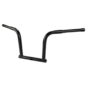 ブラック 12 インチ ライズ ハンドルバー バー ハーレー 16-17 DYNA FXDLS 99-17 DYNA FXDWG に適合 Black 12\