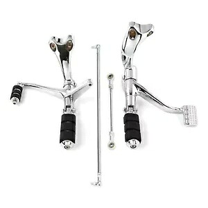 クロームフォワードコントロールペグレバーリンケージハーレースポーツスターXL 04-13に適合 Chrome Forward Control Pegs Levers Linkages Fit For Harley Sportster XL 04-13 【並行輸入品】 45,045円
