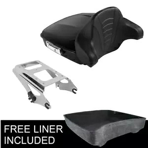 みじん切りトランクパッドマウントラック ハーレーツアーパックストリートエレクトラグライド 09-13用 Chopped Trunk Pad Mount Rack Fit For Harley Tour Pak Street Electra Glide 09-13 【並行輸入品】