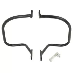 ブラックサドルバッグガードクラッシュバーハーレーソフテイルヘリテージスプリンガー97-99に適合 Black Saddlebags Guard Crash Bars Fit For Harley Softail Heritage Springer 97-99 【並行輸入品】