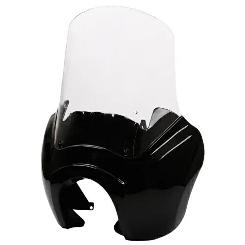フロントフェアリング クリアフロントガラス ハーレーダイナ ストリートボブ FXDB 2007-2017に適合 Front Fairing Clear Windshield Fit For Harley Dyna Street Bob FXDB 2007?2017 【並行輸入品】