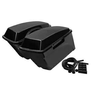ブラックハードサドルバッグサドルバッグハーレーツーリングストリートロードグライド94-13に適合 Black Hard Saddlebags Saddle Bags Fit For Harley Touring Street Road Glide 94-13 【並行輸入品】 44,880円