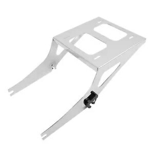 クロームトランク取り付けラックハーレーツアーパックソフテイルファットボーイ2008-2017 15に適合 Chrome Trunk Mounting Rack Fit For Harley Tour Pak Softail Fat Boy 2008-2017 15 【並行輸入品】
