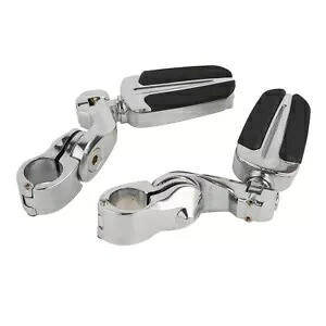 ハイウェイバーフットペグ 32mm ショートアングルマウント ハーレースポーツスタースリップストリーム用 Highway Bar Footpeg 32mm Short Angled Mount Fit For Harley Sportster Slipstream 【並行輸入品】
