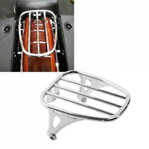 クロームソロ荷物取り付けラックハーレーソフテイルスリムFLSL 2018-2021に適合 Chrome Solo Luggage Mounting Rack Fit For Harley Softail Slim FLSL 2018-2021 【並行輸入品】