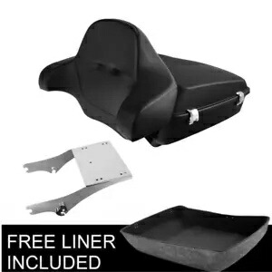 マットチョップドパック トランクマウントラック ハーレーツアーパックエレクトラグライド 97-08用 Matte Chopped Pack Trunk Mount Rack Fit For Harley TourPak Electra Glide 97-08 【並行輸入品】
