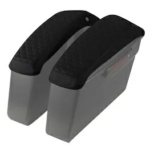 ブラックサドルバッグ蓋カバーハーレーツーリングロードキングロードグライド14-2024に適合 Black Saddlebags Lids Covers Fit For Harley Touring Road King Road Glide 14-2024 【並行輸入品】