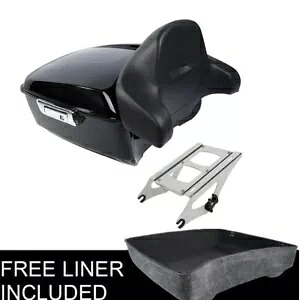 キングパック トランク バックレスト クローム 2UP マウント ハーレー ツアーパック ツーリング 14-up に適合 King Pack Trunk Backrest Chrome 2UP Mount Fit For Harley Tour Pak Touring 14-up 【並行輸入品】