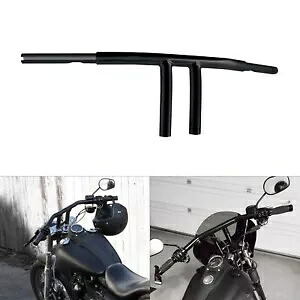 1.25インチ 8インチ ライズ ストレート Tバー ハンドルバー ハーレースポーツスター XL883 バーに適合 1.25'' 8\