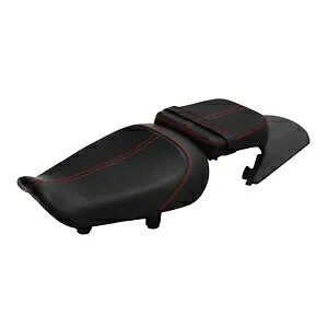 ブラック + レッド PU レザー運転席助手席ハーレー RH1250S 2021 以降 23 Black+Red PU Leather Driver Passenger Seat Fit For Harley RH1250S 2021-later 23 【並行輸入品】
