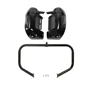 下部通気脚フェアリングスピーカーポッドクラッシュバーハーレーロードキング 09-13 に適合 Lower Vented Leg Fairing Speaker Pods Crash Bar Fit For Harley Road King 09-13 【並行輸入品】