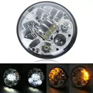 5.75インチ ラウンド LED ヘッドライト ヘッドランプ 高低ビーム ハーレーダイナ XG FXS FL用 5.75\