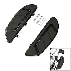 ドライバーフロアボードフットボードキット ハーレーツーリングエレクトラグライド86-UPに適合 ブラック Driver Floorboard Footboard Kit Fit For Harley Touring Electra Glide 86-UP Black 【並行輸入品】