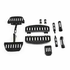 ブラックハンドグリップフロアボードマウントシフターペグハーレーツーリング1986年以降に適合 Black Hand Grips Floorboard mount Shifter Pegs Fit For Harley Touring 1986-later 【並行輸入品】