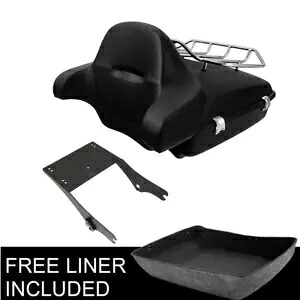 チョップドパック トランクパッド トップラック取り付け ハーレーストリートロードグライド 97-08用 Chopped Pack Trunk Pad Top Rack Mounting Fit For Harley Street Road Glide 97-08 【並行輸入品】