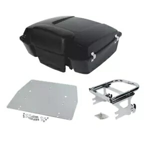 みじん切りトランクパッドマウントプレートハーレーツアーパックツーリングロードキング97-08に適合 Chopped Trunk Pad Mount Plate Fit For Harley Tour Pak Touring Road King 97-08 【並行輸入品】