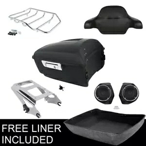 King Pack トランクパッド ラックマウント & スピーカー ハーレー ツアーパック ツーリング 09-13 に適合 King Pack Trunk Pad Rack Mount & Speakers Fit For Harley Tour Pak Touring 09-13 【並行輸入品】 82,280円