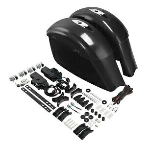 未塗装サドルバッグ電子ラッチ蓋インディアンチーフテン 14-18 15 16 に適合 Unpainted Saddlebags Electronic Latch Lids Fit For Indian Chieftain 14-18 15 16 【並行輸入品】