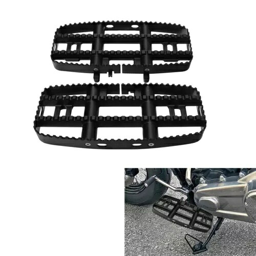 ブラック ドライバー ライダー フットボード フロアボード ハーレー ソフテイル FL 2018-2023 2022に適合 Black Driver Rider Footboard Floorboard Fit For Harley Softail FL 2018-2023 2022 【並行輸入品】
